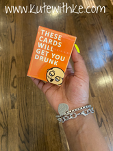 Load image into Gallery viewer, Game Night with The Gang Drinking Cards