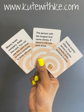 Load image into Gallery viewer, Game Night with The Gang Drinking Cards
