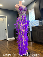 Load image into Gallery viewer, The Laylene Feather Dress
