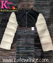 Load image into Gallery viewer, Fall Fashionista Cropped Puffer Jacket
