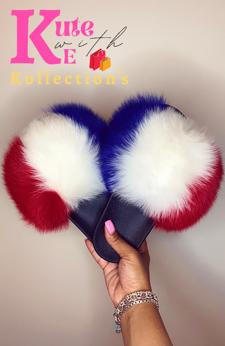 Pop Your Ish Big Fur Slides