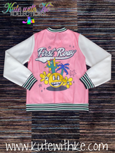 Load image into Gallery viewer, Making All The Right Plays Varsity Jacket
