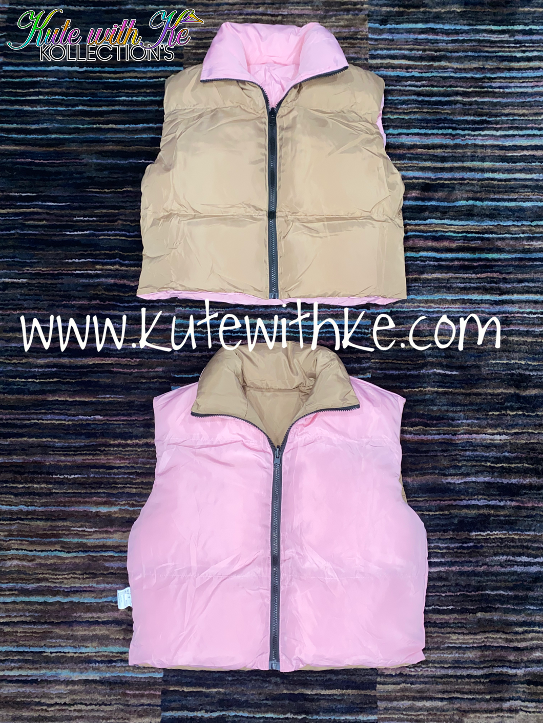 Double Trouble Reversible Puffer Vest