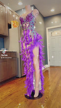 Load and play video in Gallery viewer, The Laylene Feather Dress
